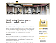 Tablet Screenshot of economicsintelligence.com